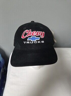 Chevy Trucks Hot Rods Hat Cap Black Adult NEW Snapback - Vintage Cotton
